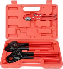 iCrimp PEX Crimp Tool — 1/2" & 3/4" with Cutter & Go/No-Go Gauge