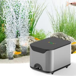 Hygger Ultra Quiet Air Pump 6W — Dual Outlets, Up to 300 Gal