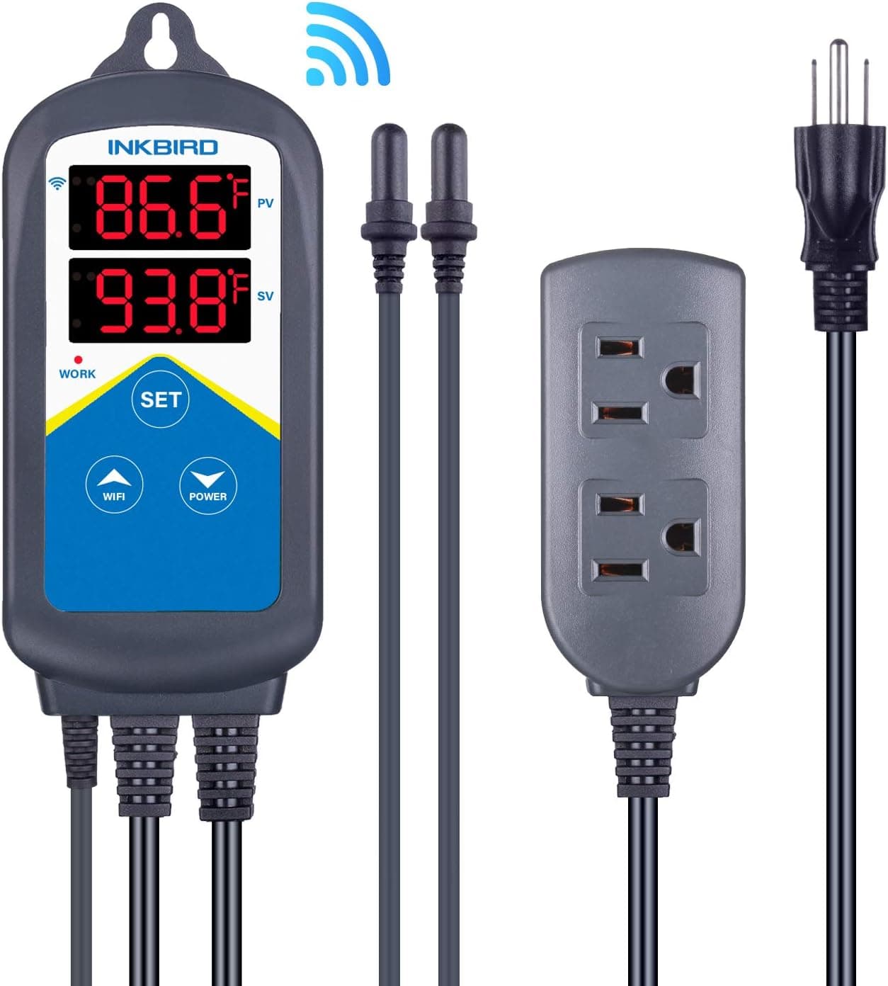 Inkbird ITC-306A WiFi Temperature Controller — Dual Probes