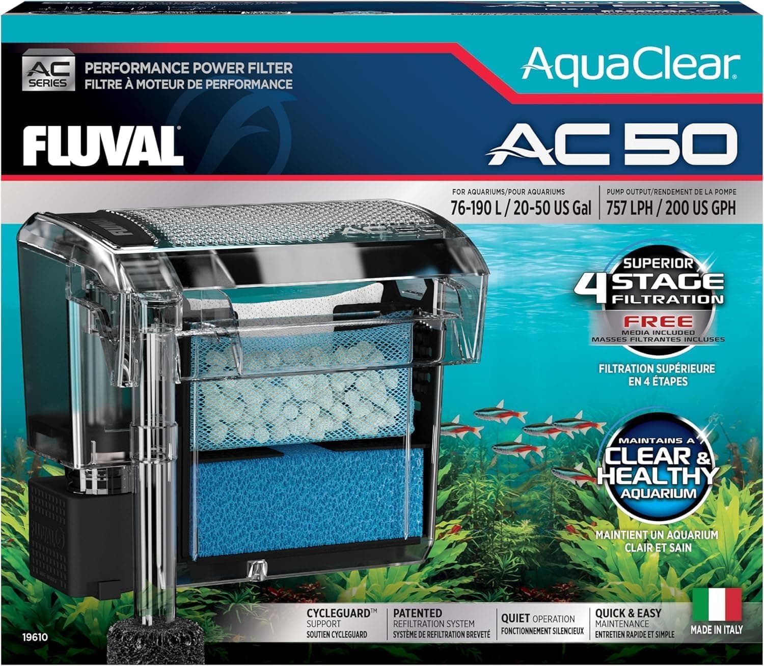 AquaClear 20 Power Filter — 5 to 20 Gallon