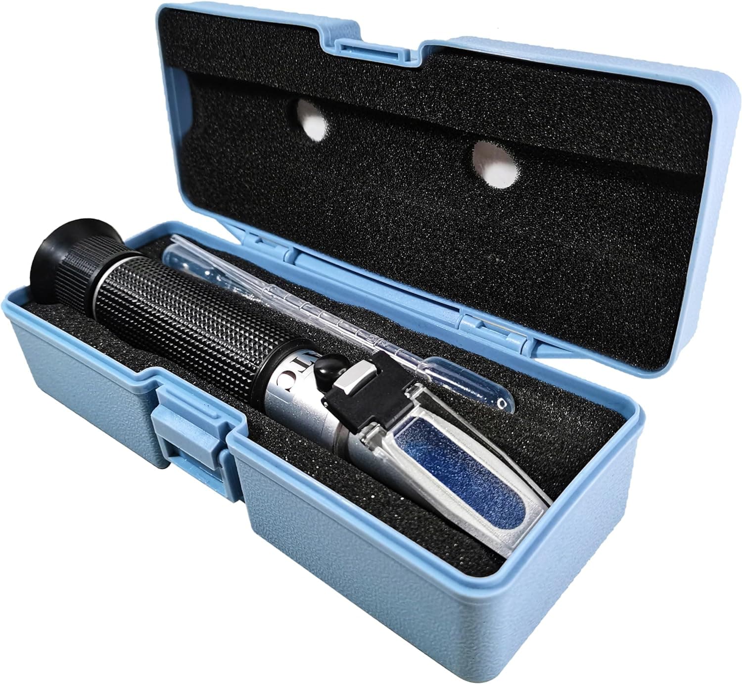 Salinity Refractometer — 0-100 PPT, Auto Temperature Compensation