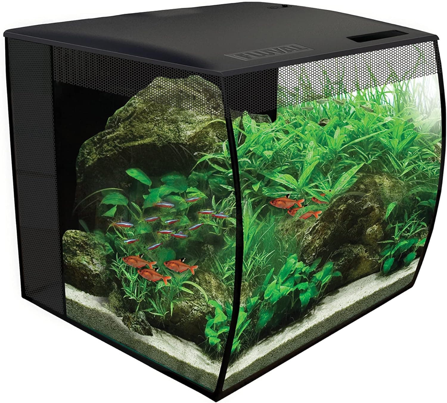 Fluval Flex 9 Gallon Aquarium Kit — LED & Filtration Included