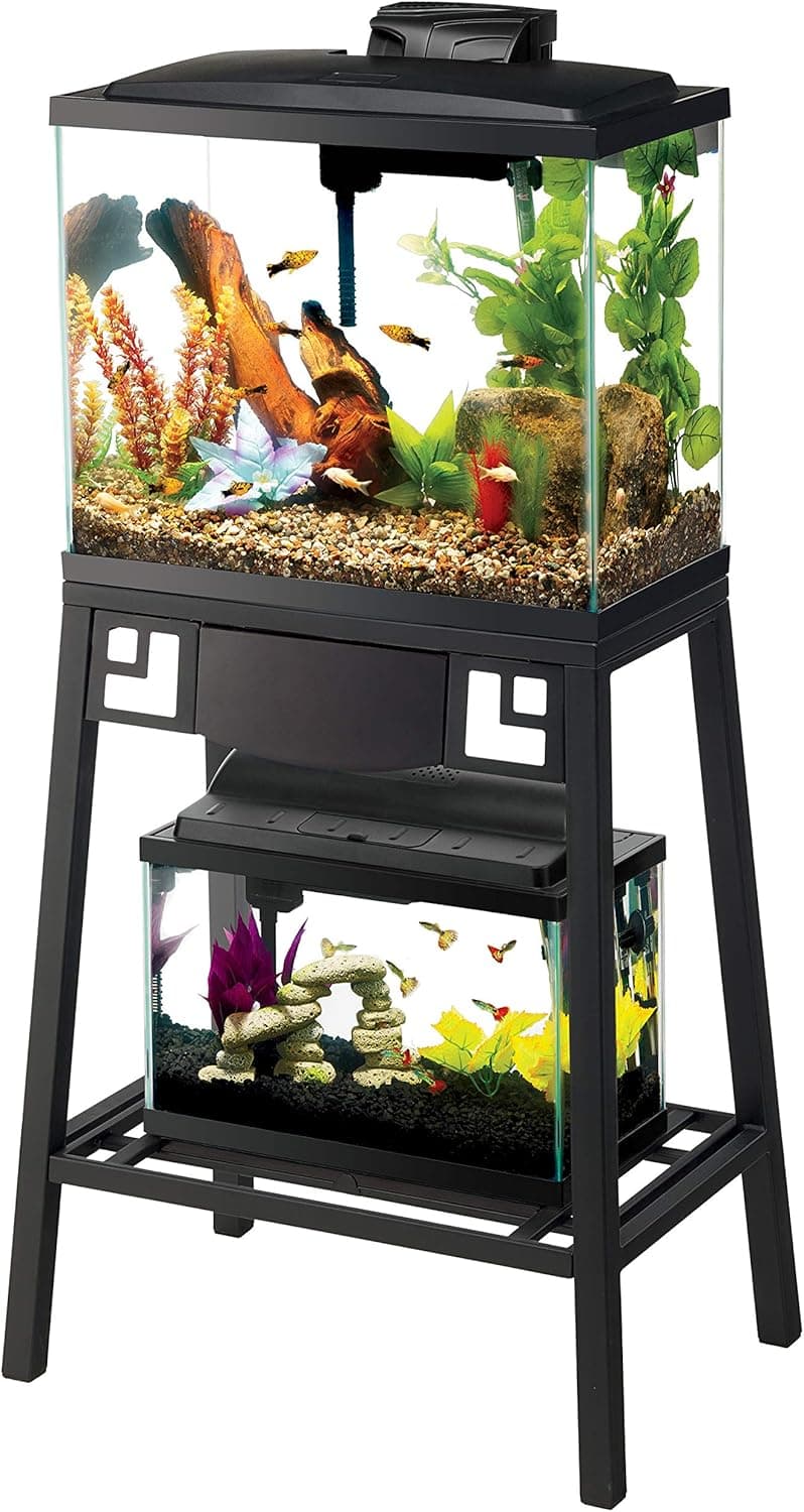 Aqueon Forge Metal Aquarium Stand — 10 Gallon